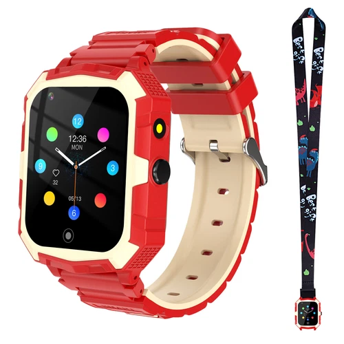 Smartwatch 4G Dzieci Telefon Zegarek z GPS WiFi Rozmowa wideo SOS dla chłopców Dziewcząt - Zdjęcie 52 z 65