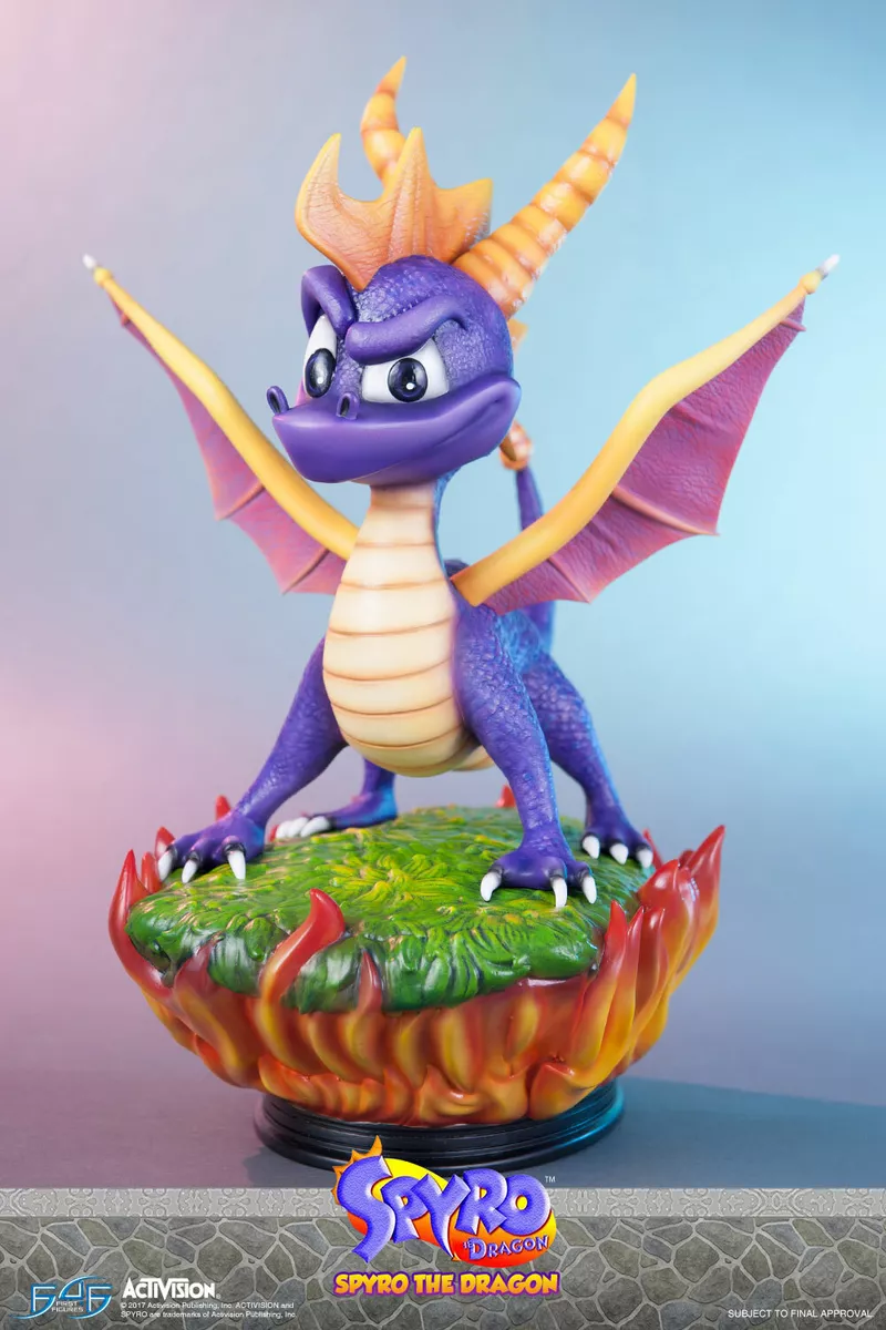 First4Figures Spyro the Dragon Regular Edition Statue Mint in Box