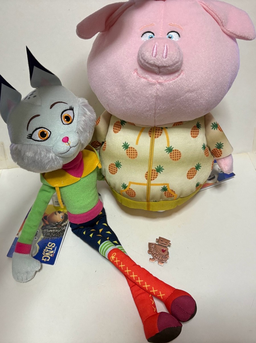 シング2 ぬいぐるみ Sing Next Stage Special Plush Toy ” Nooshy & Gunter ” UNUSED