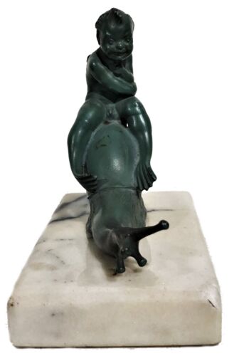 Austrian Jugendstil Vienna Bronze Sculptural Paperweight by Carl Fiala, ca. 1910 - Picture 3 of 12