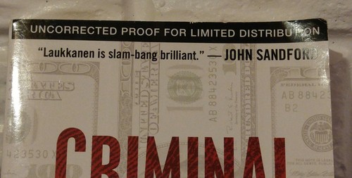 Signed by Author - Uncorrected Proof - Criminal Enterprise by Owen Laukkanen - Picture 2 of 4