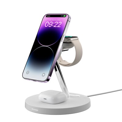 SwitchEasy MagPower 4-in-1 Magnetic Wireless Charging Stand for iPhone / AirPods