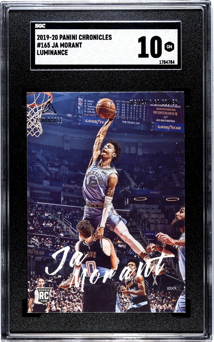 2019 Panini Chronicles #165 Ja Morant Luminance SGC 10 GEM