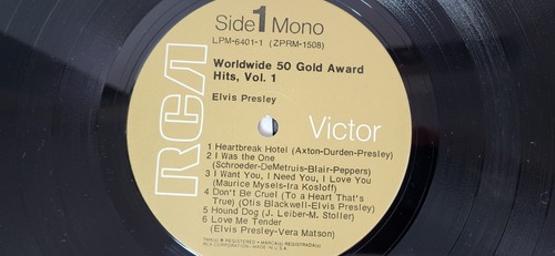 Elvis Presley 50 Gold Award Hits Vol 1 - 3 Lp Elvis Love Letters 1 Lp TESTED - Foto 5 di 14