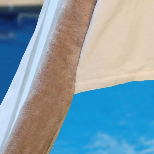 Superior Cabana Cotton Lounge Chair Cover, Outdoor Towel/Chaise Furniture Cov... - Picture 6 of 11