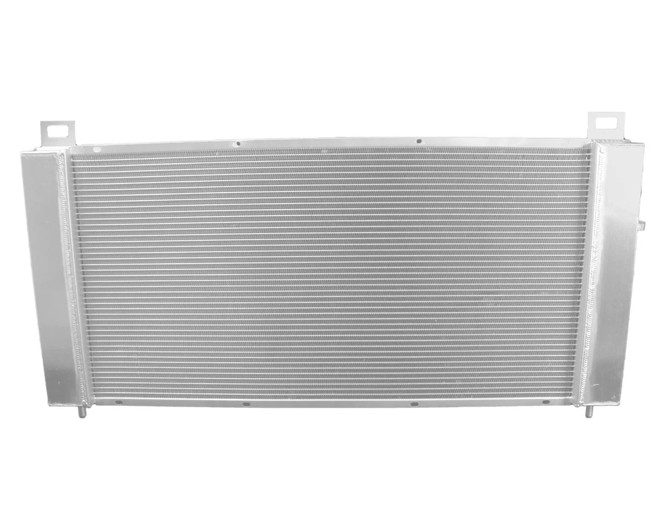 2Rows For Hummer H2 V8 (No Engine Oil Cooler) Aluminum Radiator 2003-2009 Foto 2 de 4