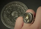 USA Prayer Ring John Wick Fortis Fortuna Continental Coin Blood oath marker