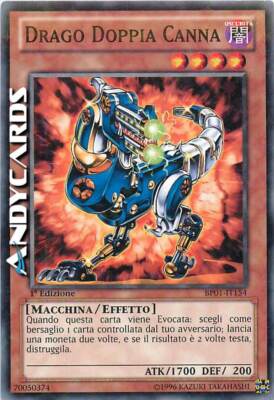 DOPPELROHRDRACHE   (Twin-Barrel Dragon)   Starfoil   BP01 IT154   1Ed   Yugioh