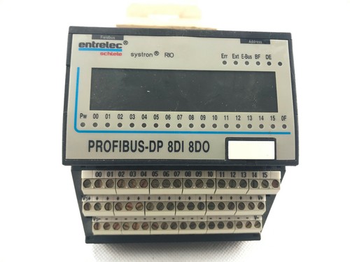 Entrelec Schiele Profibus-DP 8DI 8DO Systron RIO Bus module - Picture 2 of 5