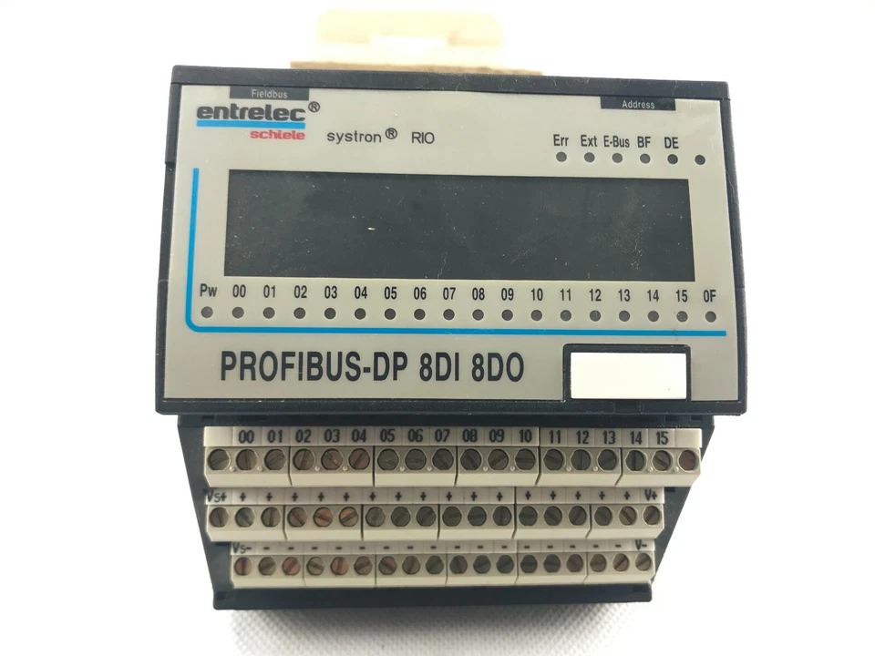 Entrelec Schiele Profibus-DP 8DI 8DO Systron RIO Bus module - Image 2 of 4