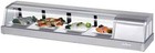 Turbo Air Sak-60L-N 60in Refrigerated Sushi Display Case Stainless Steel