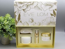 Eve Lom Radiant Renewal Ritual Set Cleansing Cream Serum Moisturizer  Cloth NIB