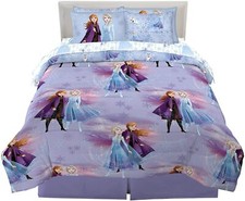 Disney Frozen 2 "Snowflake Magic" Kids Reversible Full Bed Set - AB07T7ZTKH57