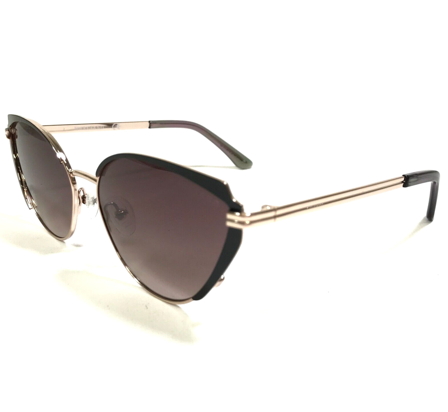 GUESS by Marciano Sunglasses GM0817 32F Black Gold Cat Eye Frames Purple Lenses