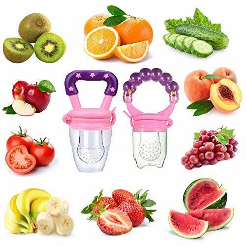 Gedebey Baby Food Feeder, Pacifier Fruit- Fresh Silicone Assorted Colors - Picture 11 of 43