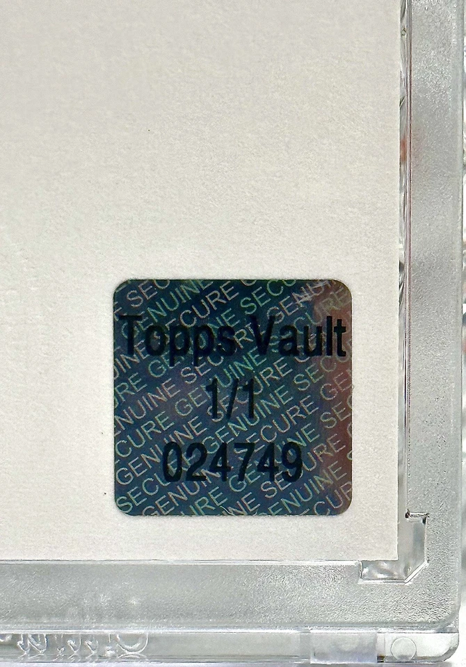 2014 Topps Vault Museum Collection Andrew Luck Blank Back 1/1 ONE OF ONE PROOF - Image 3 of 3