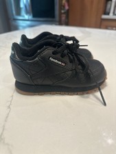 Reebok Classic Kids Size 5 Toddler Shoes Black Shoes Sneakers