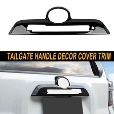 Black Exterior Tailgate Handle Decor Cover Trim Accessories Fit For 4runner 10+
