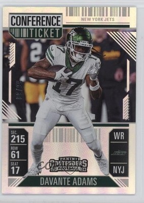 2024 Panini Contenders Conference Ticket 9/99 Davante Adams #54 p8v