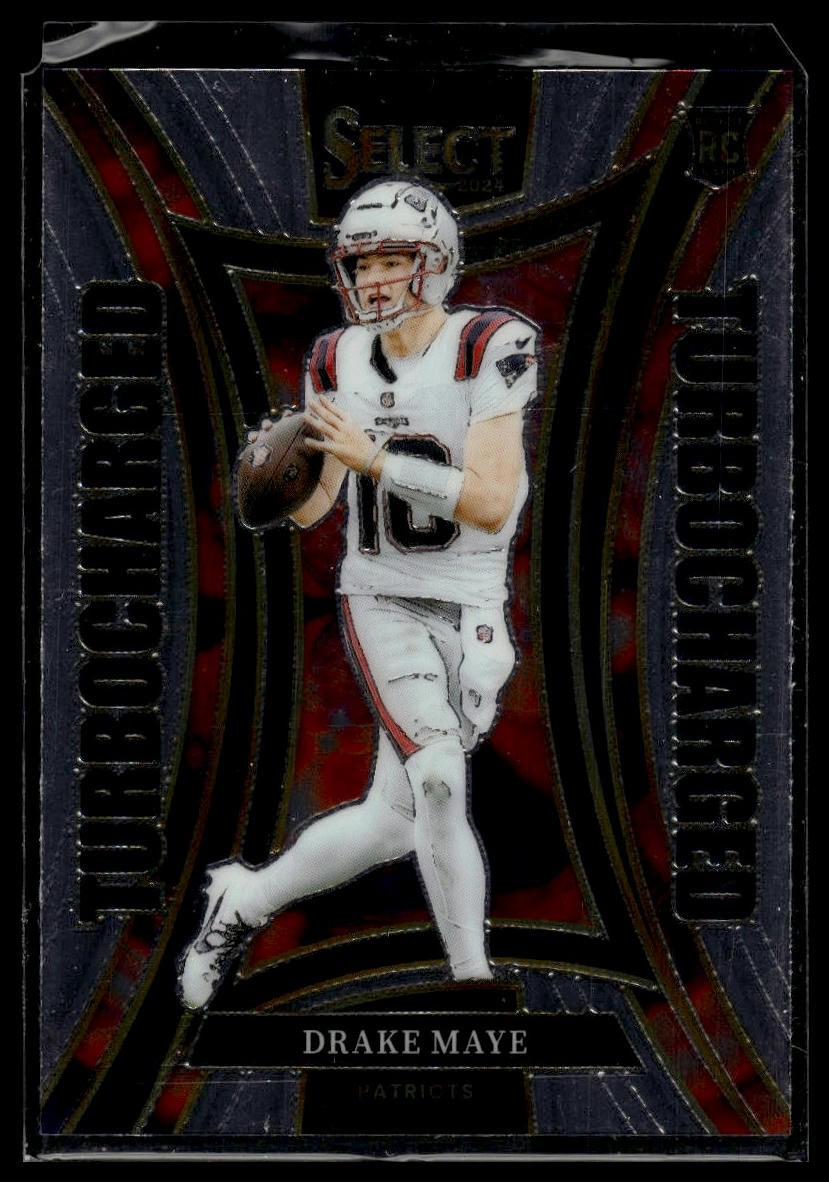 2024 Panini Select #24 Drake Maye Turbocharged RC