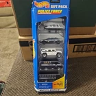Vtg 5 Car Gift Pack Hot Wheels Police Force 1997 Mattel 1:64 Scale NEW SEALED