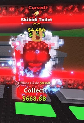 Cursed Skibidi Toilet 4.4b/s | Steal a Brainrot | REAL GAME NOT MODDED