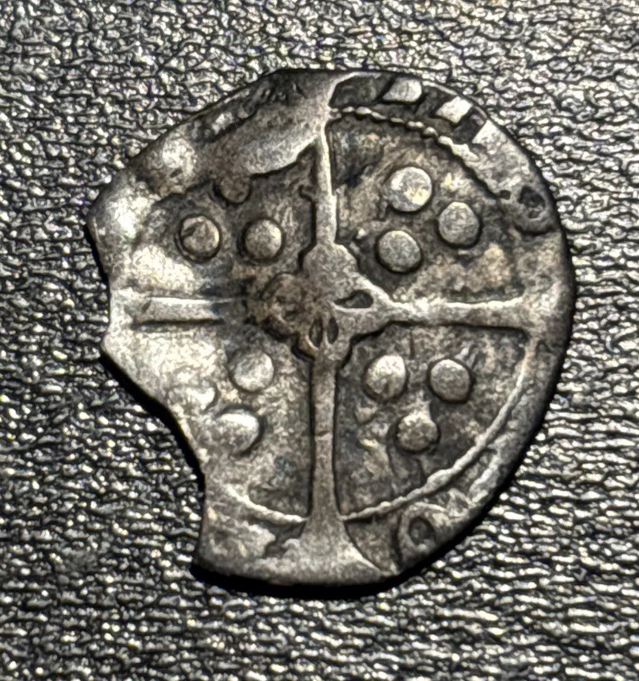 Penny de plata Durham, obispo John Sherwood 1485 dC Inglaterra rey Ricardo III AR Foto 3 de 4