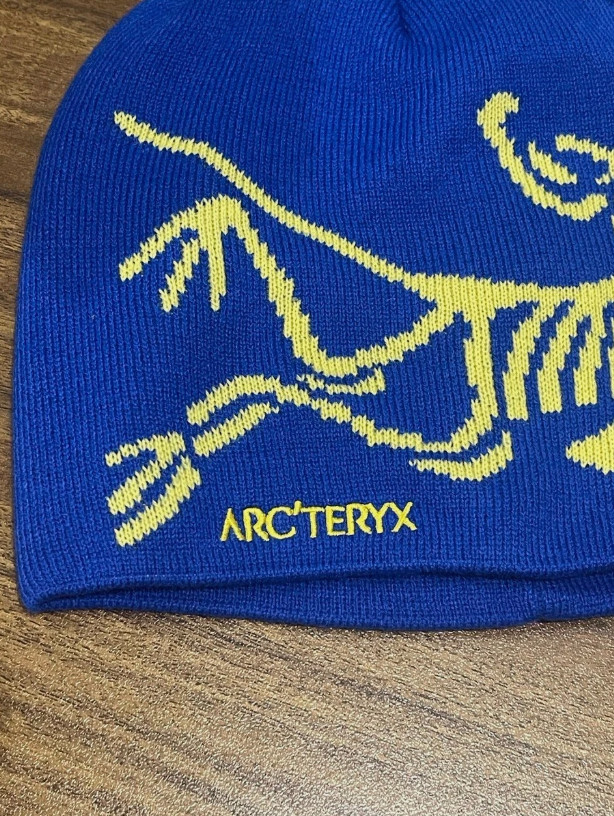 Arc'teryx Bird Head Toque Blue Wool Beanie Hat Unisex Warm Winter Ski Snow NWT thumbnail 5