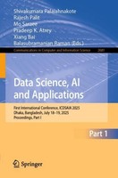 Data Science, AI And Applications Shivakumara Palaiahnakote