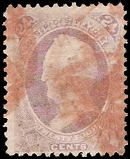 US #153 Used Red cancel
