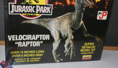 Jurassic Park Velociraptor Raptor Super Detailed Model Kit