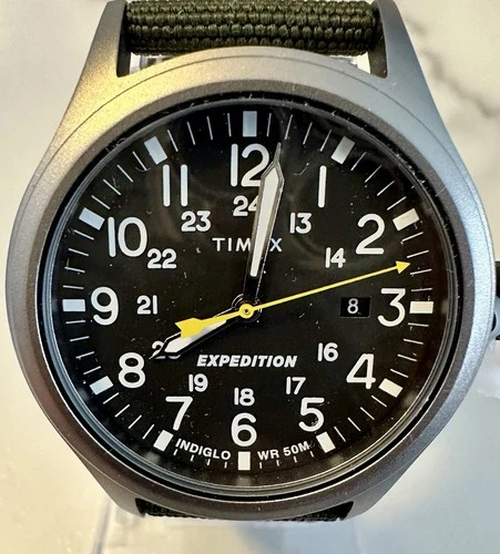 Timex Expedition Indiglo WR Unisex Watch Vintage, 50M Water-Resistant