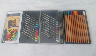 Pro Artist  Bundle   LYRA Rembrandt Polycolor + 2 Cretacolor AquaStic Sets