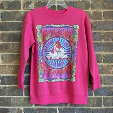 Pink Floyd Dark Of The Moon Sweatshirt Girls L 10/12 Long Sleeve Soft And Comfy