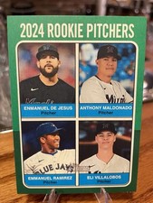 2024 Topps Heritage High Number - Quad Rookies Anthony Maldonado, Emmanuel...