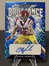 DRAKE LONDON LEAF FLASH OF BRILLIANCE BLUE KALEIDOSCOPE AUTO 14/20 FALCONS RC