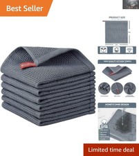 Versatile 100 Cotton Dish Towels - Quick Drying, 12x12 Inch Kitchen Essential