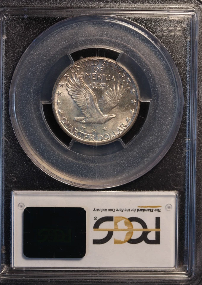 1928 S Standing Liberty Quarter, PCGS MS63FH, Sharp and Lustrous, Tough Date! - Image 4 of 4