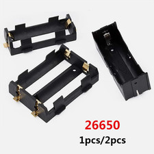 1-2pcs 26650 Battery Holder Lithium Battery Case Open With Pin /SMD SMT Mounting