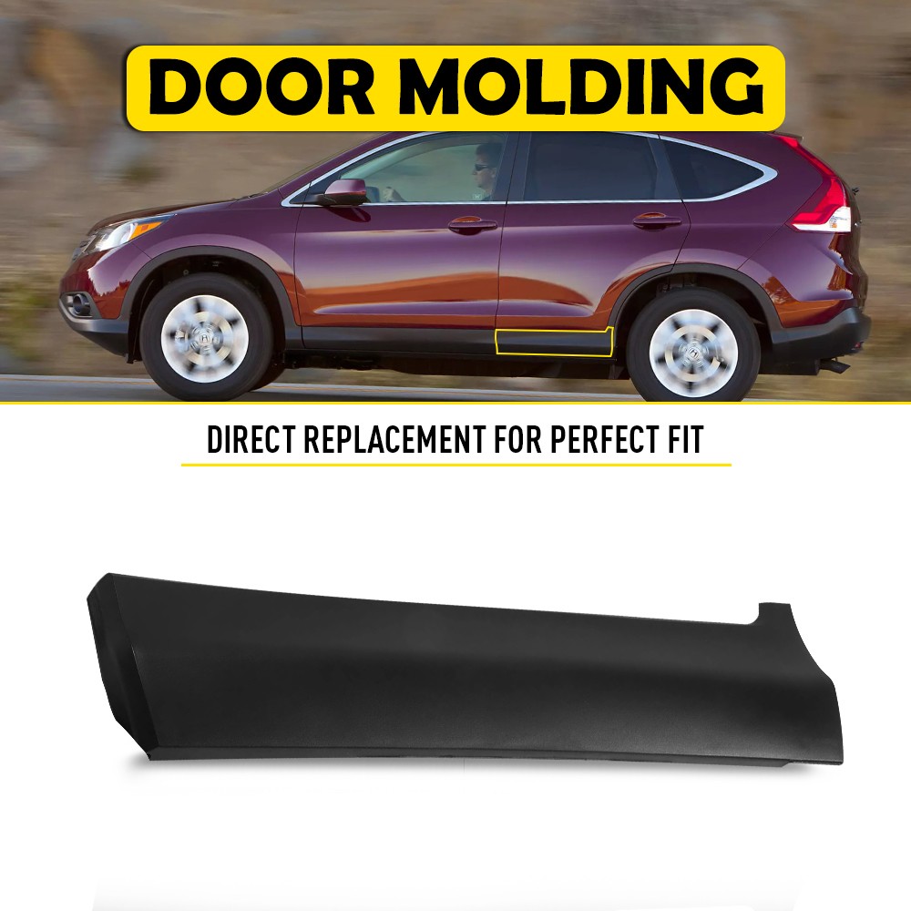 Rear Driver Left Side Door Lower Molding Trim For Honda CRV CR-V 2012-2016