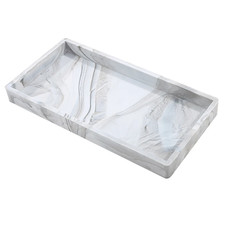 Elegante dispenser sapone in silicone e vassoio vanità per ripostiglio bagno organizzato