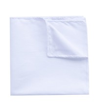 Mens Cotton Handkerchiefs White Pocket Square Hankies 3PCS