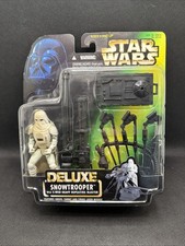 Kenner Star Wars Power Of The Force Snowtrooper Deluxe Green Card Action Figure