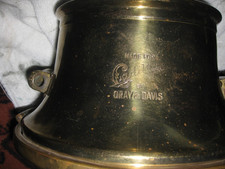 Brass Beautiful Cadillac Gray Davis Brass Headlamp Head Light W Lense 11.5 Inche Brass Beautiful Cadillac Gray Davis Brass Headlamp Head Light W Lense 11.5 Inche