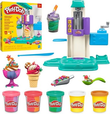 PLAY-DOH RAINBOW SWIRL ICE CREAM PLAYSET