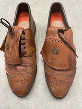8 M Men’s Atomic Vintage Golf Shoes Brown Leather