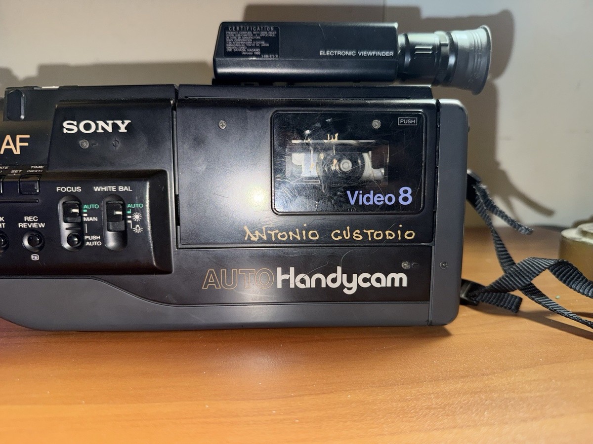 Vintage Sony Handycam Video8 CCD V5 UNTESTED | eBay