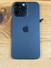 iPhone 15 Pro MAX BLACK Back Housing Replacement Small Part OEM Grade B 