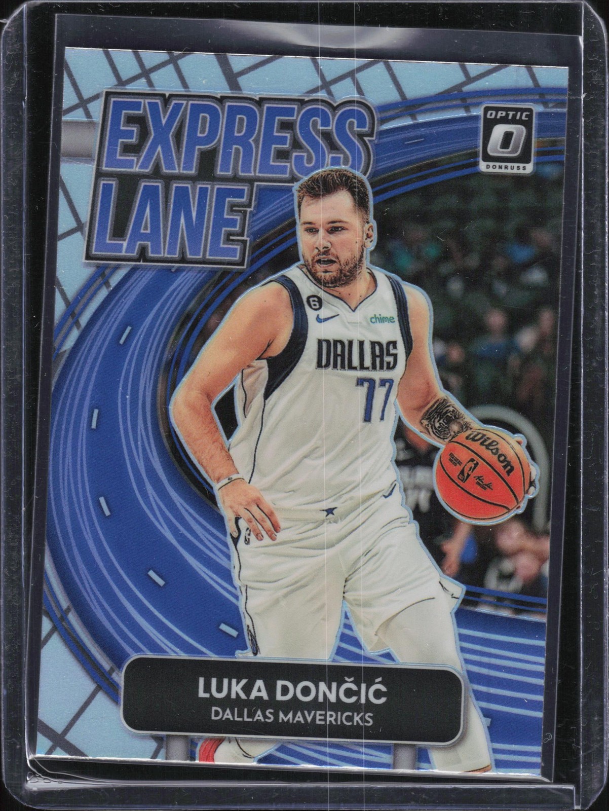 2022-23 Donruss Optic #5 Luka Doncic Express Lane Holo