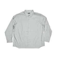 Van Heusen Men's Gray Button Down Dress Shirt Big Tall Size 2XLT/2TG